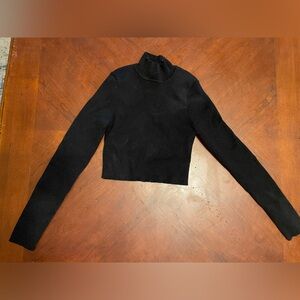 Divided H&M Black Cropped Sweater